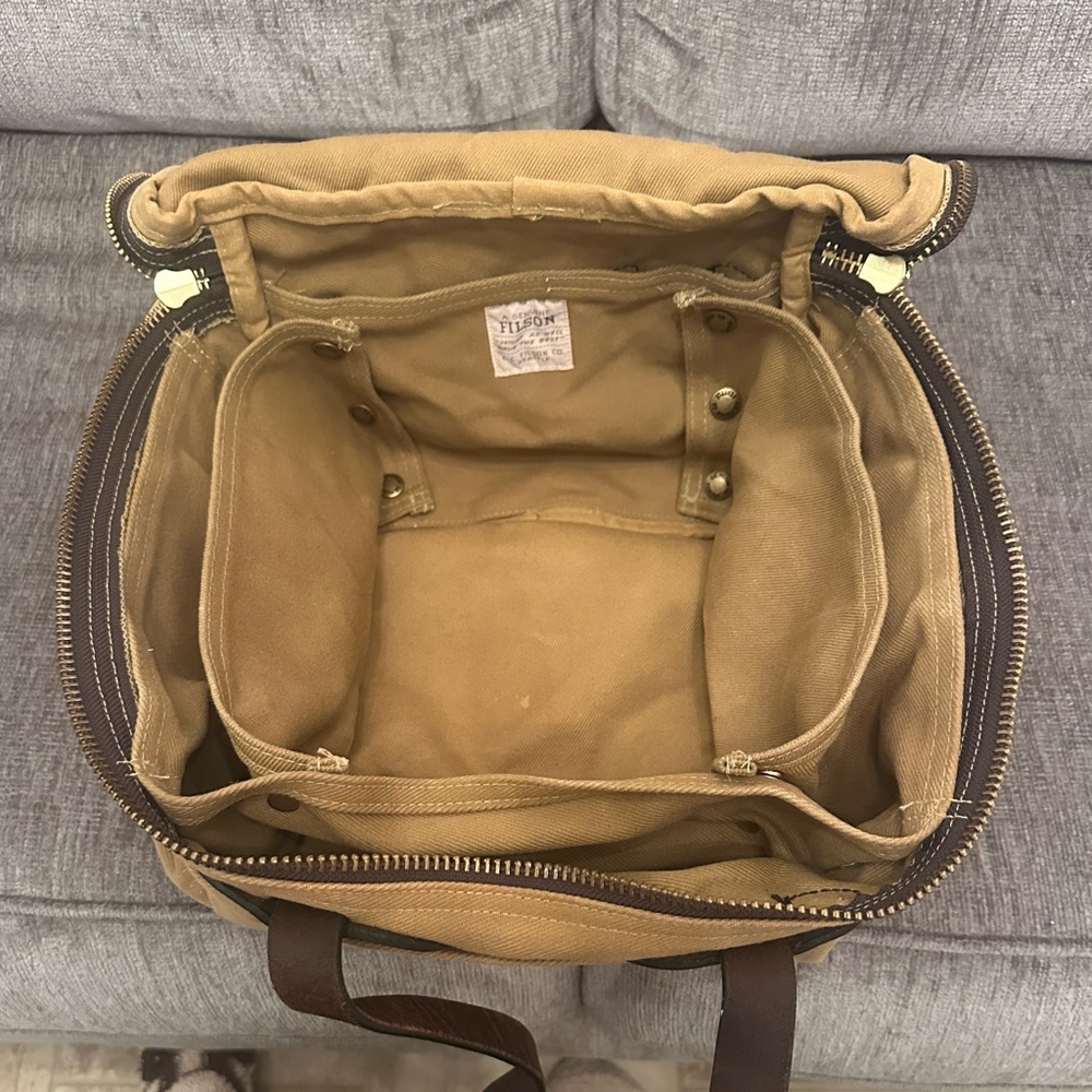 Filson Tan and Brown Men's Bag - Picture 6 of 7
